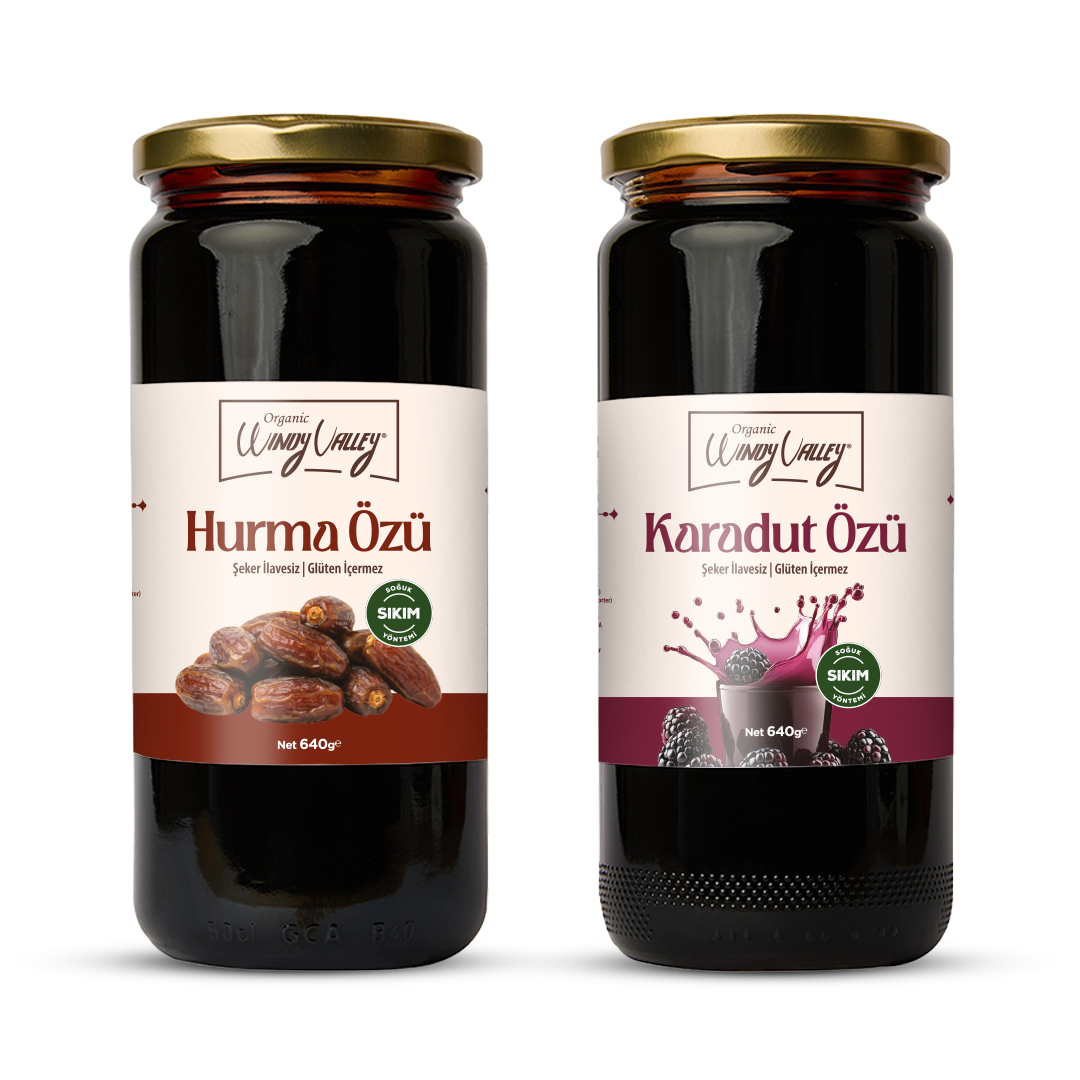 Organik Hurma Özü & Karadut Özü Seti