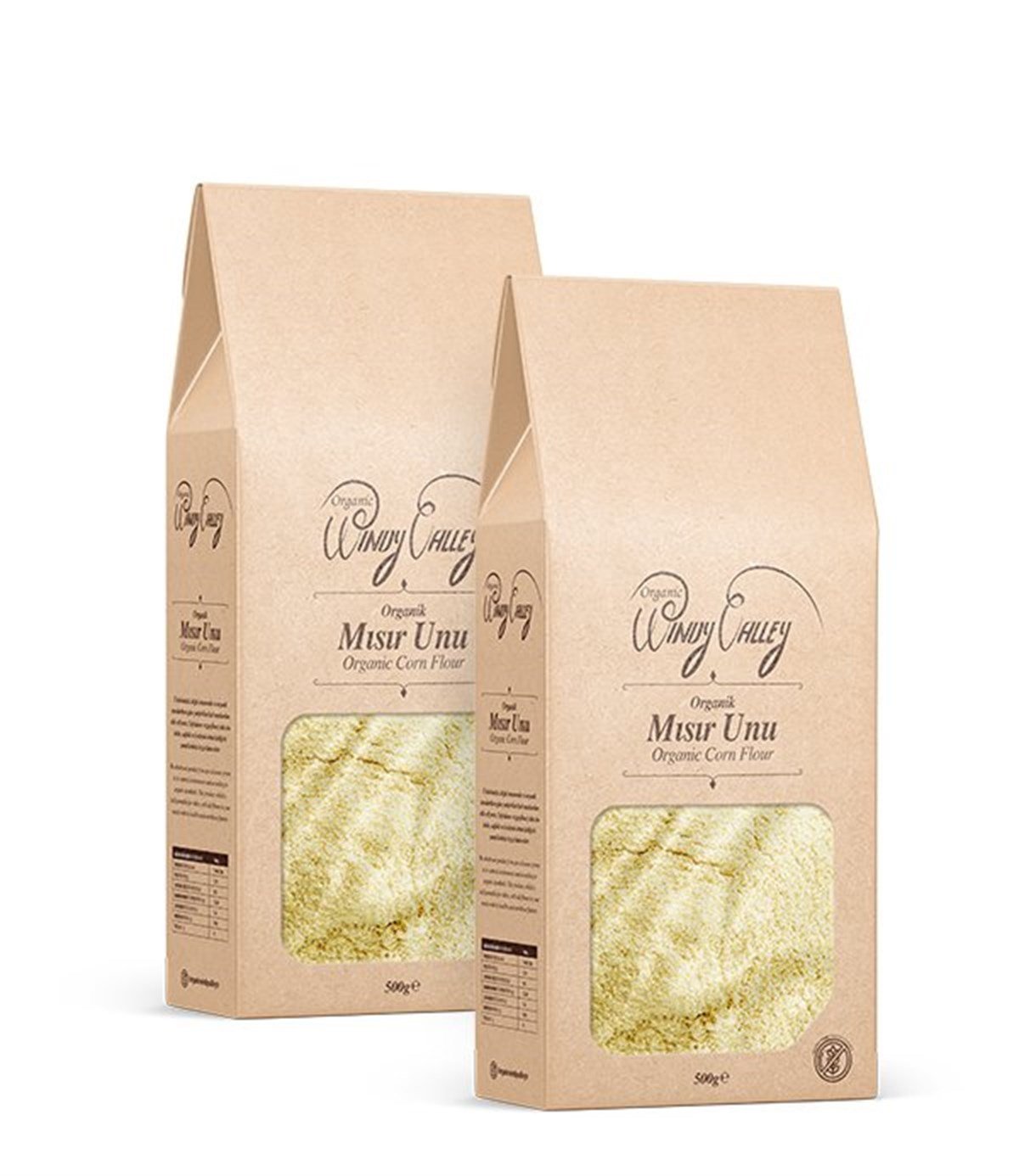 Organik Mısır Unu 2 Adet (1 Kg)