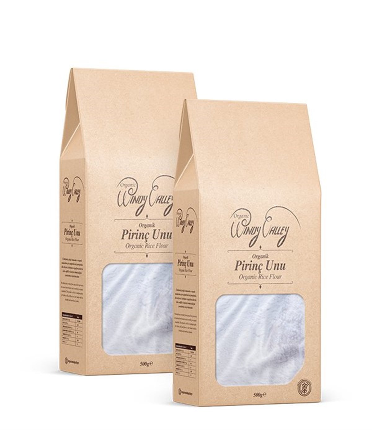 Organik Pirinç Unu 2 Adet (1 Kg)