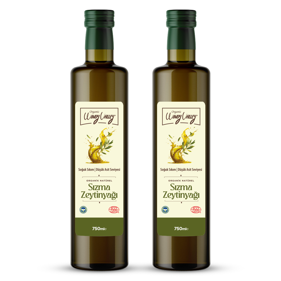 Organik Sızma Zeytinyağı (750ml x2)
