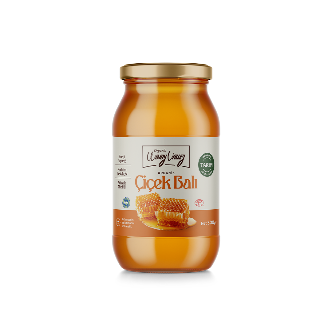 Organik Süzme Çiçek Balı (500 gr) 