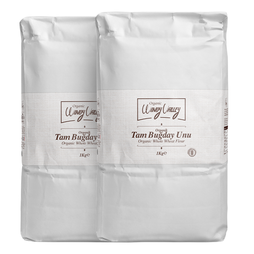 Organik Tam Buğday Unu (2 Kg)  Yerli ürün