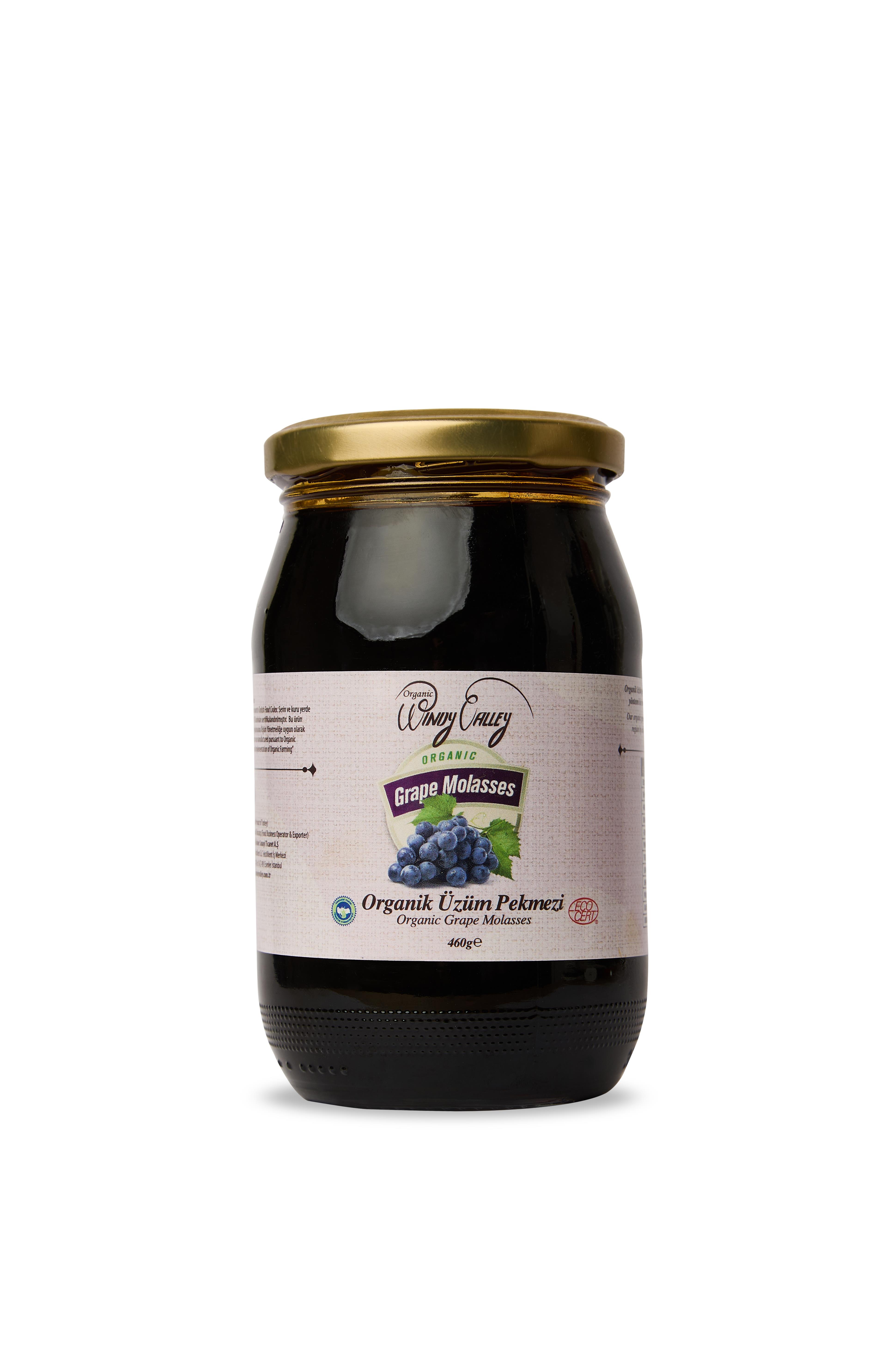 Organik Üzüm Pekmezi   (460gr) Soğuk Sıkım Şeker ilavesiz