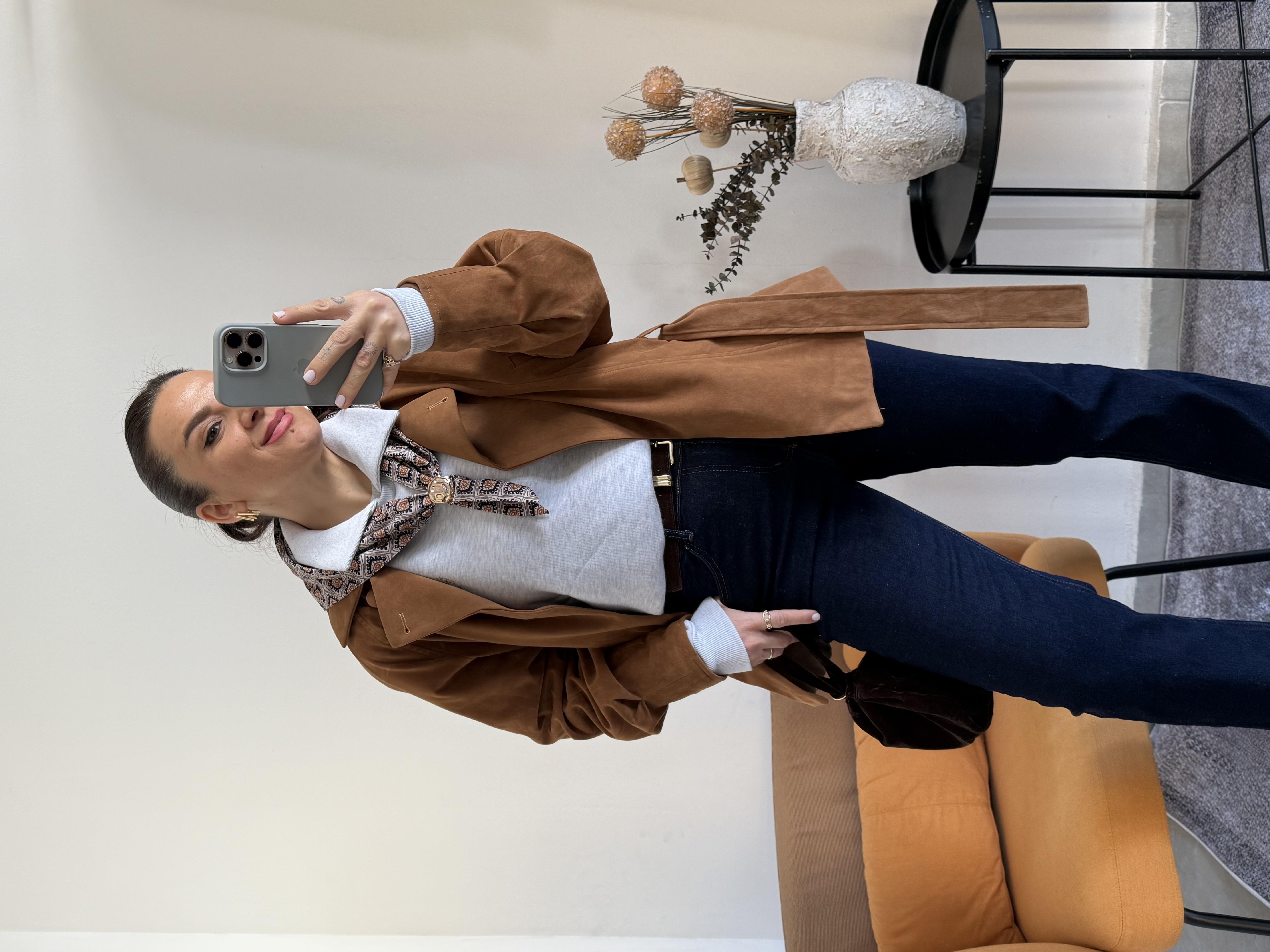 Likralı Boyfit koyu Mavi jean
