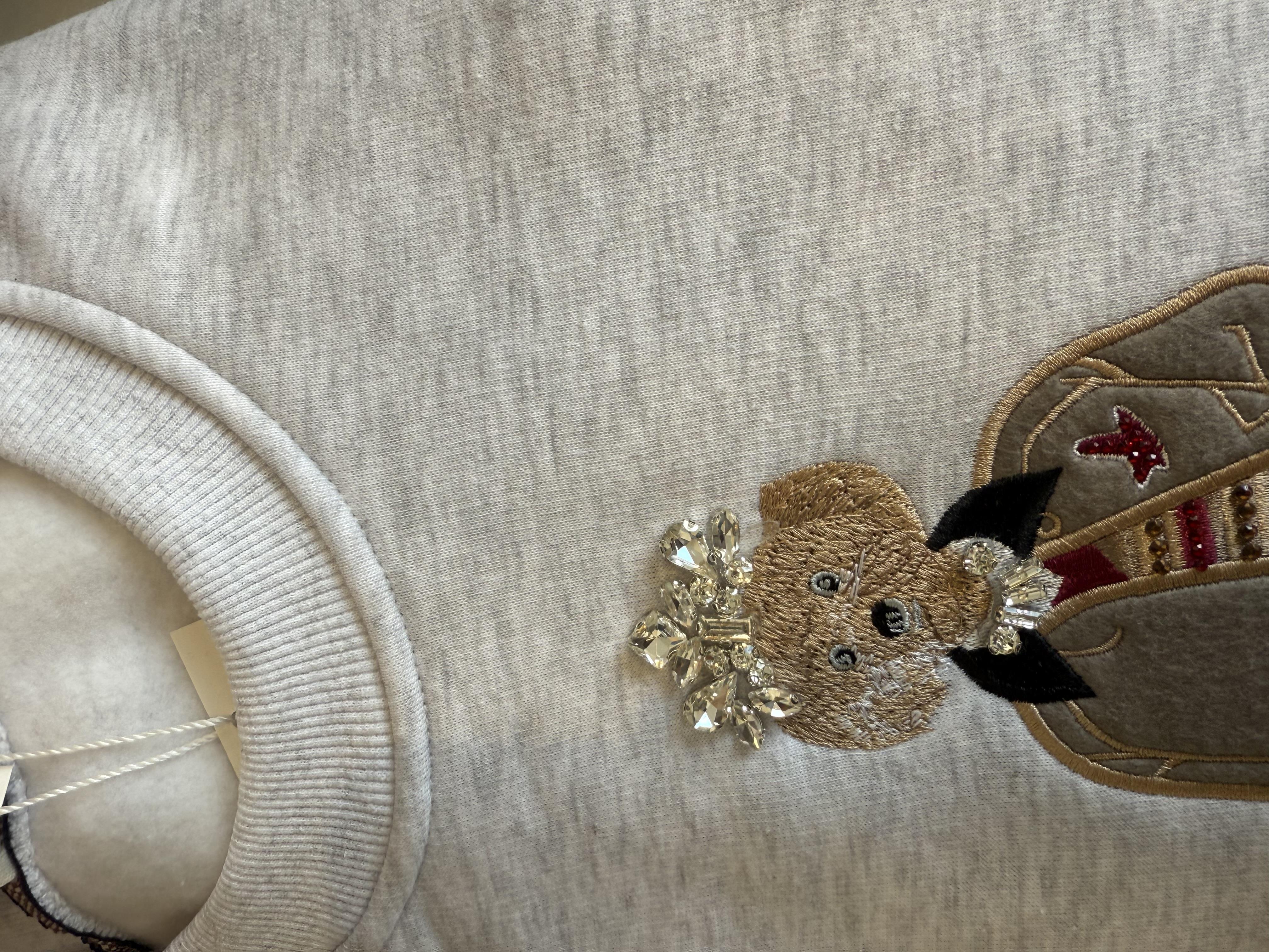 Gri Teddy Sweat 