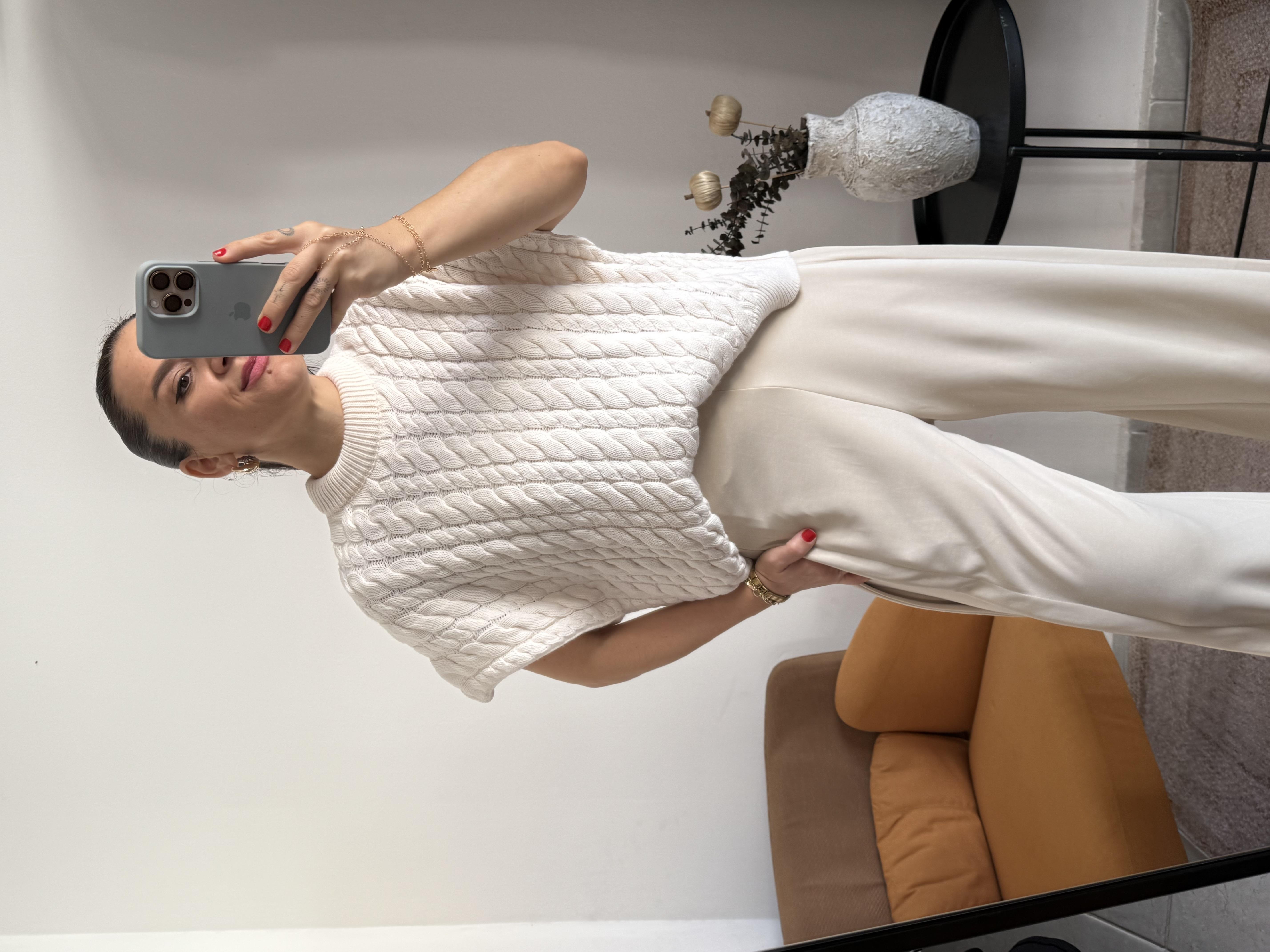 Marka Model Ekru Pantolon 