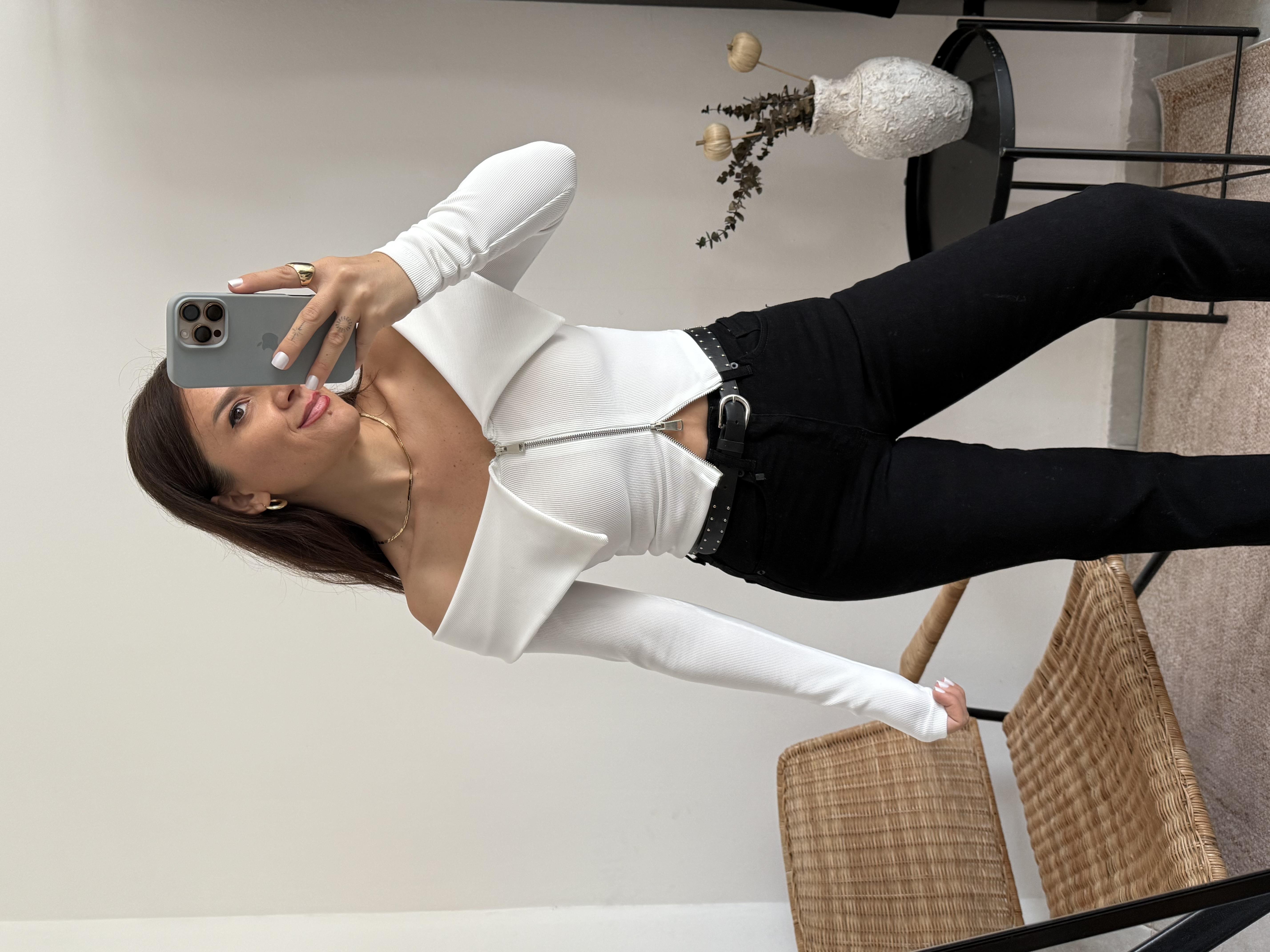 Siyah Likralı Boyfit Jean 