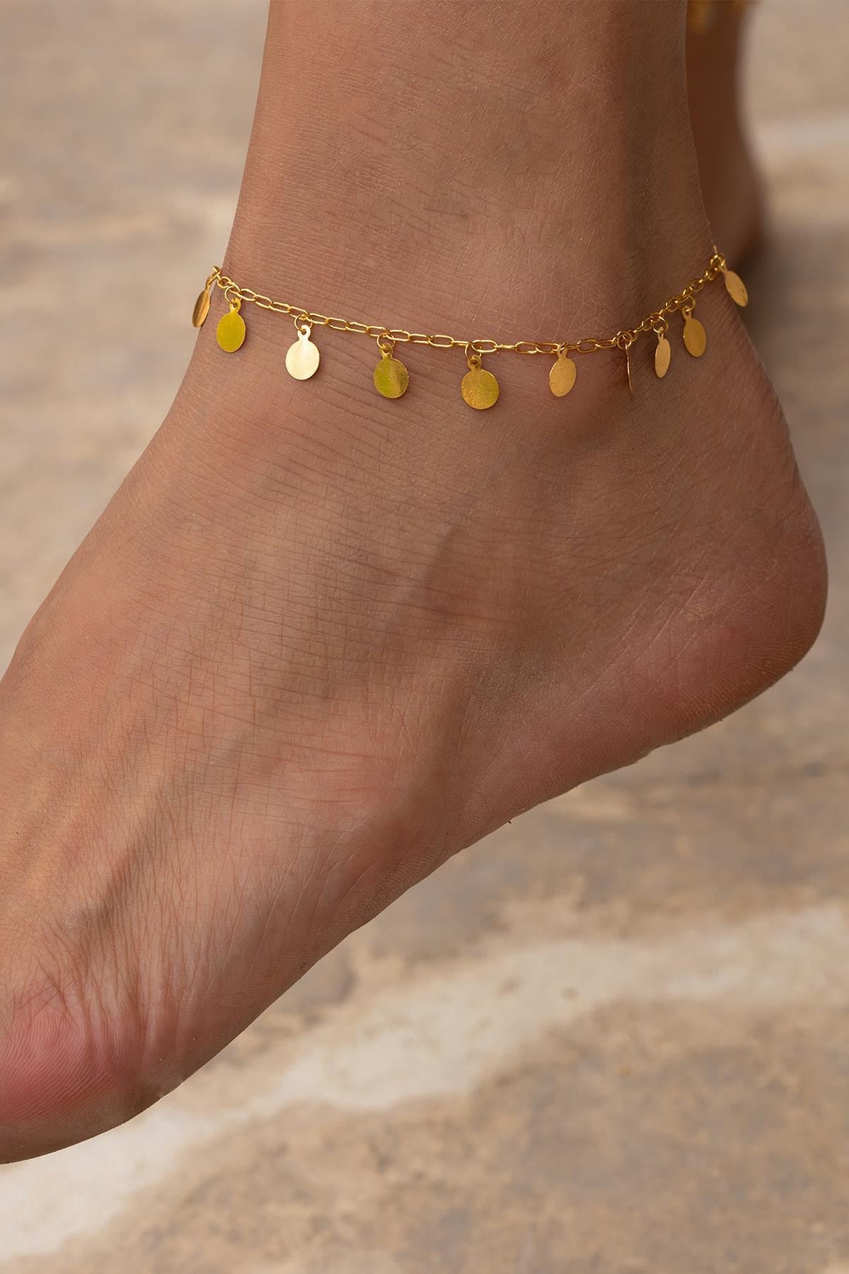 14 Ayar Altın Seyrek Pullu Halhal