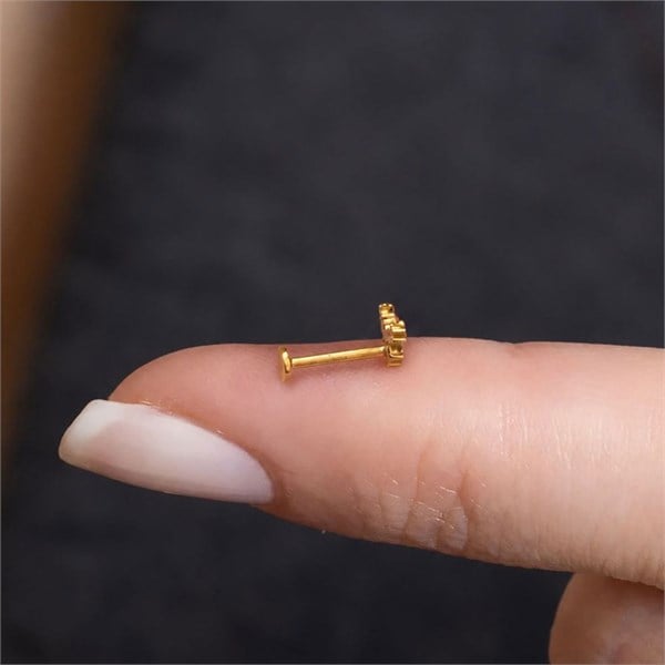 14 Ayar Altın Apeks Tragus Piercing
