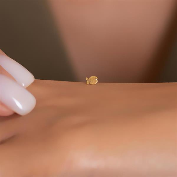 14 Ayar Altın Balık Model Geçmeli Hızma