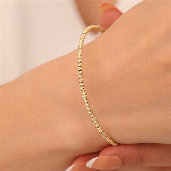 14 Ayar Altın Dorika Kelepçe Bilezik