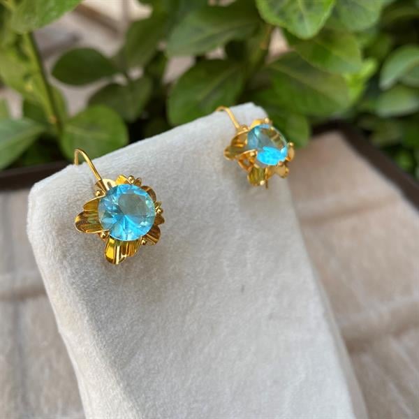 STONE GOLD EARRINGS Designs and Prices 2023