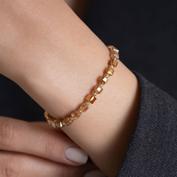 14 Ayar Altın Küçük Gold Taşlı Kadın-Erkek Bileklik