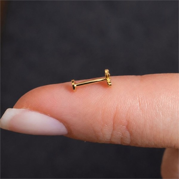 14 Ayar Altın Hale Tragus