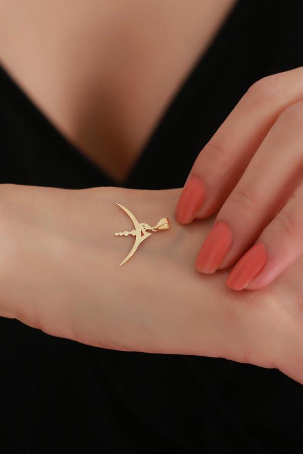 14 Ayar Altın Hiçlik Kolye Ucu