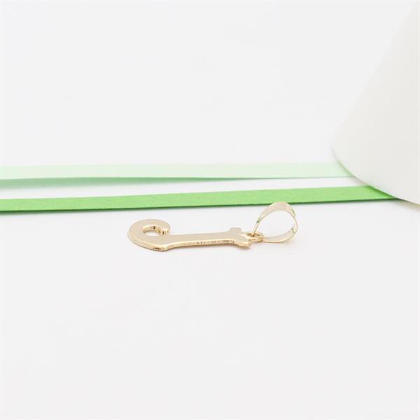 14 Ayar Altın J Harf Şirin Kolye Ucu