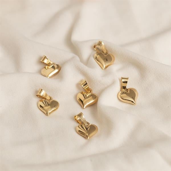 14 Ayar Altın Kalp Kolye Ucu