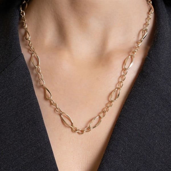 14 Ayar Altın Light Hallow Kolye 6 mm