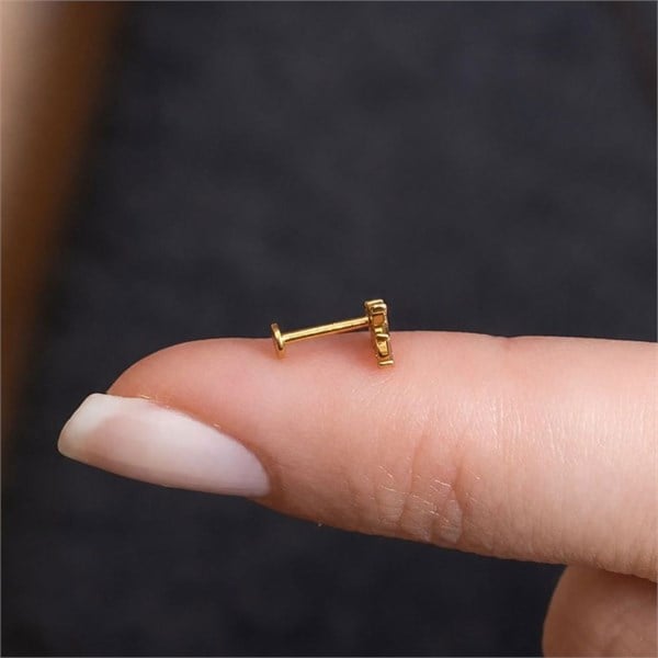 14 Ayar Altın Markiz Yusufçuk Tragus Piercing