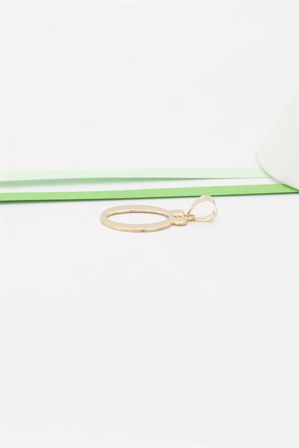 14 Ayar Altın Ö Harf Şirin Kolye Ucu