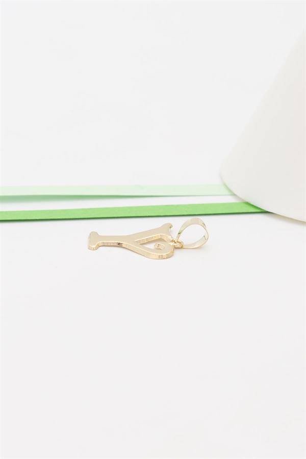 14 Ayar Altın Y Harf Şirin Kolye Ucu