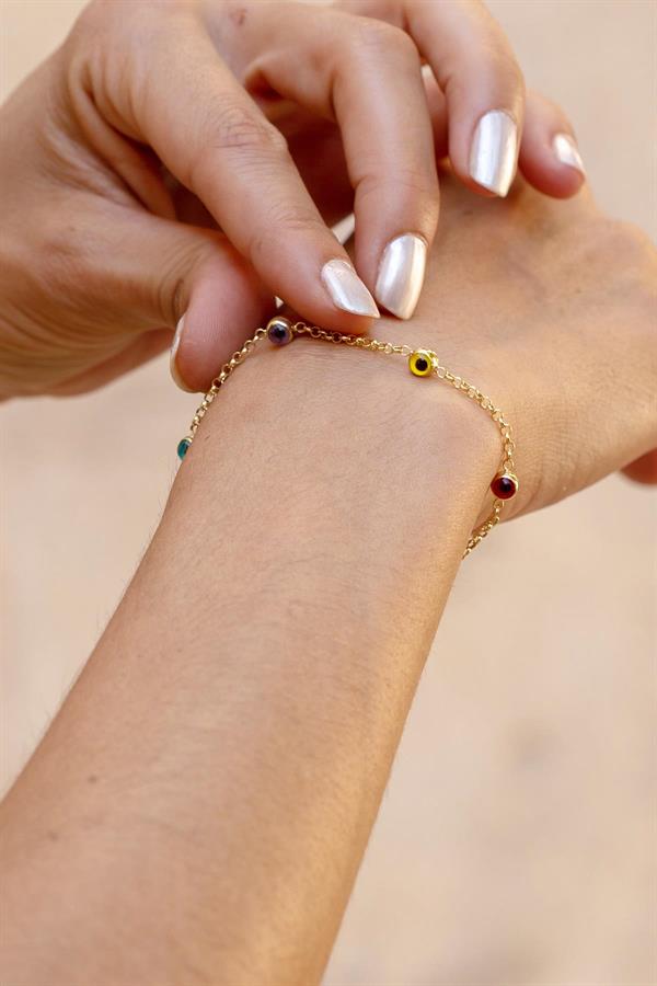 14 Ayar Altın Renkli Doç Bileklik