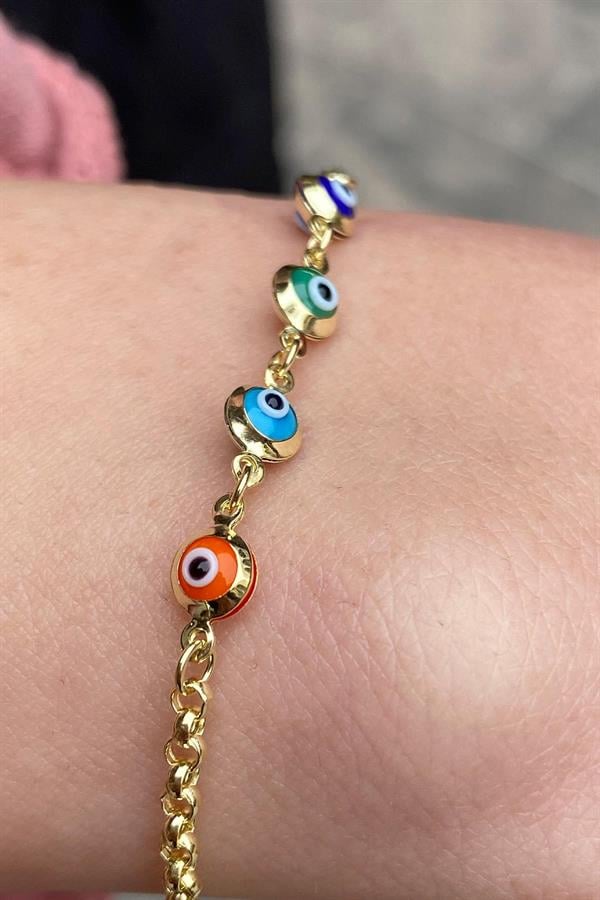 14 Ayar Altın Renkli Çocuk Bileklik