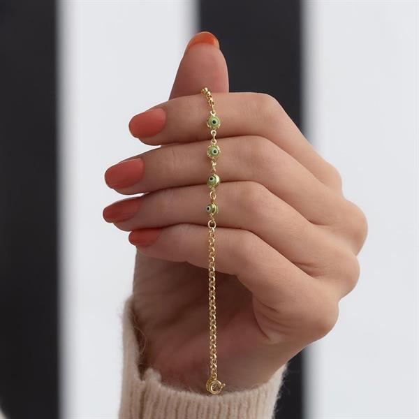 14 Ayar Altın Yeşil Çocuk Künye