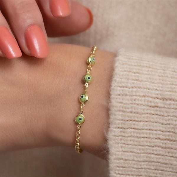 14 Ayar Altın Yeşil Çocuk Künye