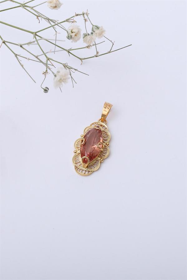 14K Solid Gold Zultanite Small Necklace with Shuttle Stone