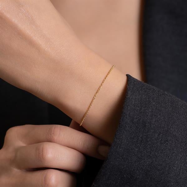 Altın Mavi Gözlü Doç Bileklik