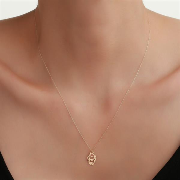 Kız Çocuklu Anne Kolyesi