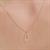 14K Gold Footprint Necklace