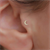 14 Ayar Altın Hilal Tragus Piercing