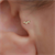 14 Ayar Altın Köpek Motifli Tragus Piercing
