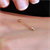 14 Ayar Altın Ok Kaş Piercing