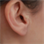 14 Ayar Altın Taşlı Ay Yıldız Tragus Piercing