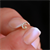 14 Ayar Altın Taşlı Ay Yıldız Tragus Piercing