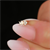 14 Ayar Altın Taşlı Balık Tragus Piercing