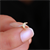 14 Ayar Altın Taşlı Hilal Tragus Piercing