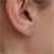 14 Ayar Altın Taşlı Melek Kanadı Tragus Piercing