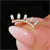 14 Ayar Altın Taşlı Taç Tragus Piercing