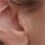 14 Ayar Altın Taşsız Denizci Tragus Piercing