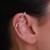 14 Ayar Altın Yılan Industrial Earcuff
