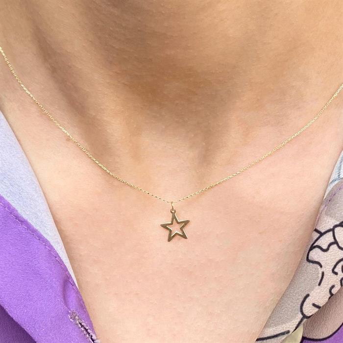 Gold Soft Star Necklace