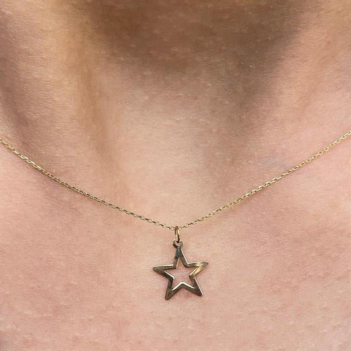 Gold Soft Star Necklace