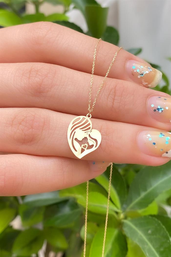  Mother&Daughter Love Necklace