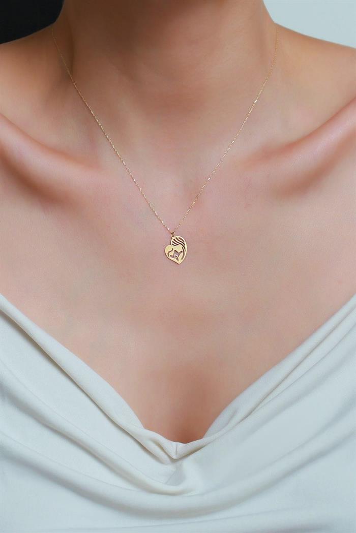  Mother&Daughter Love Necklace