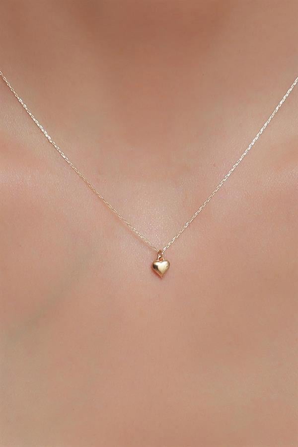 Mini Heart 14K Gold Necklace 💖