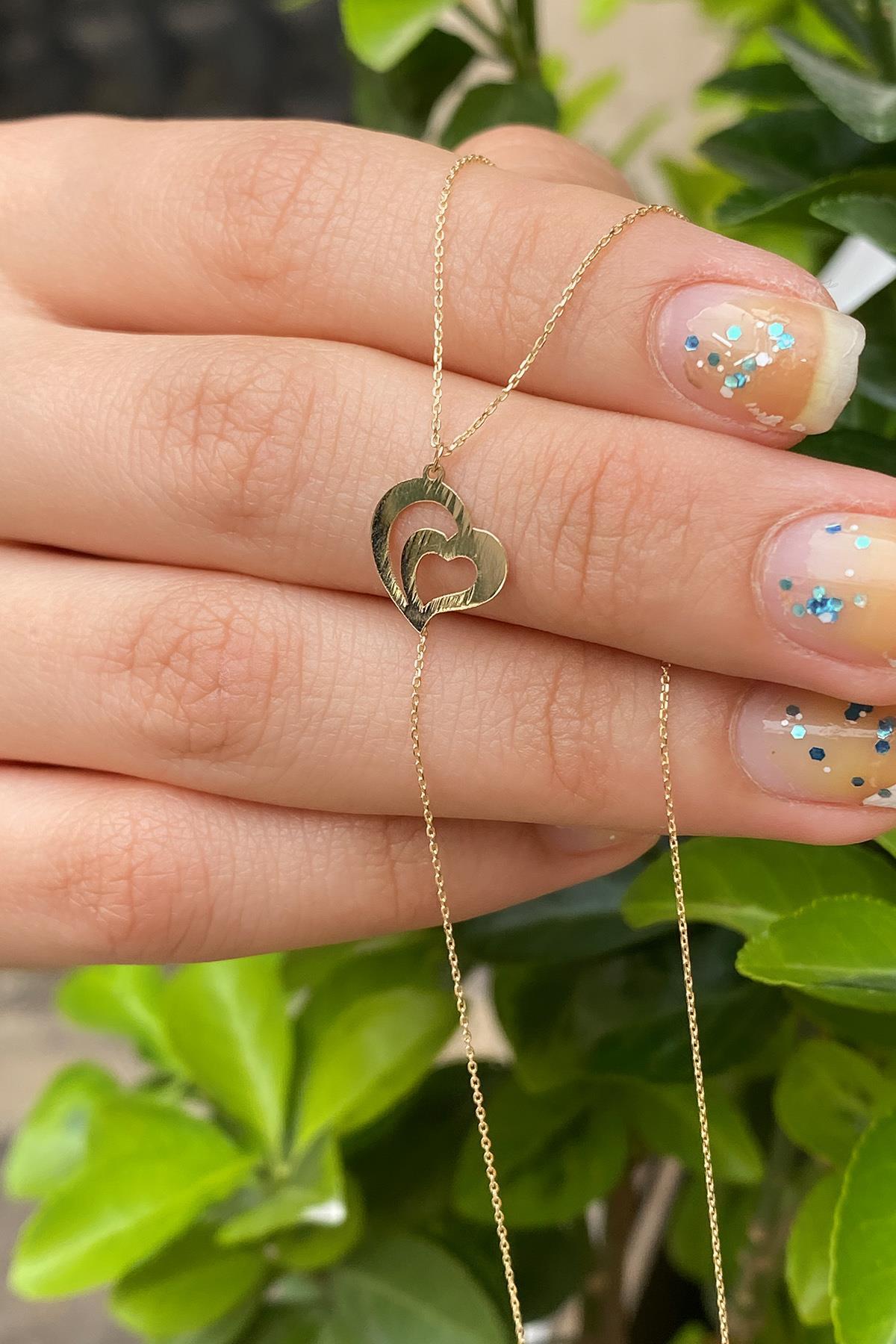 Solid heart necklace deals
